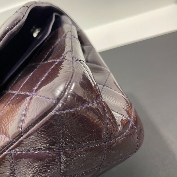 Chanel 2.55 226 Reissue Deep Purple Leather Flap Bag Gunmetal Hardware (121172) - Picture 7 of 14